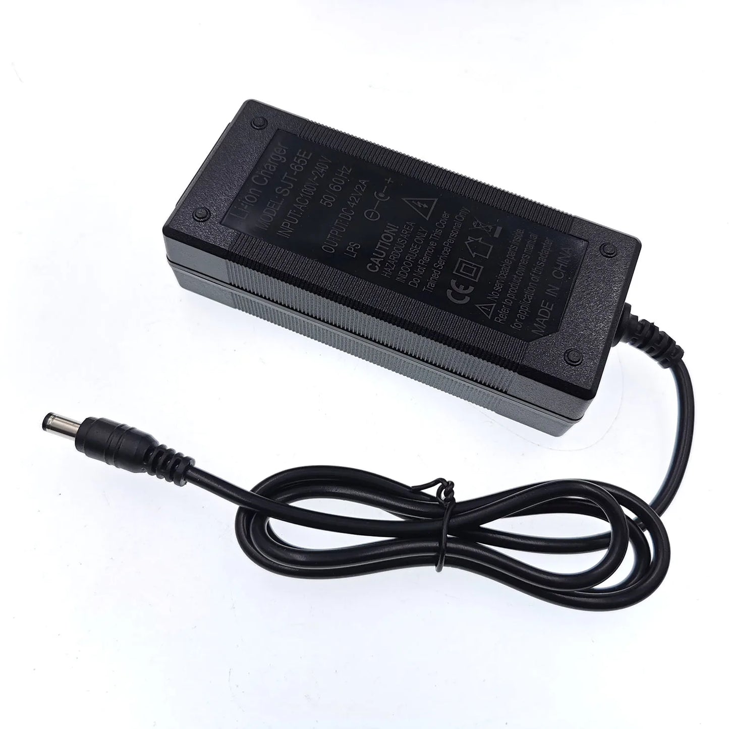 36V Lithium Battery Charger – 42V 2A
