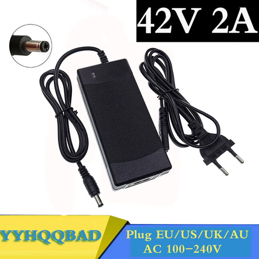 36V Lithium Battery Charger – 42V 2A