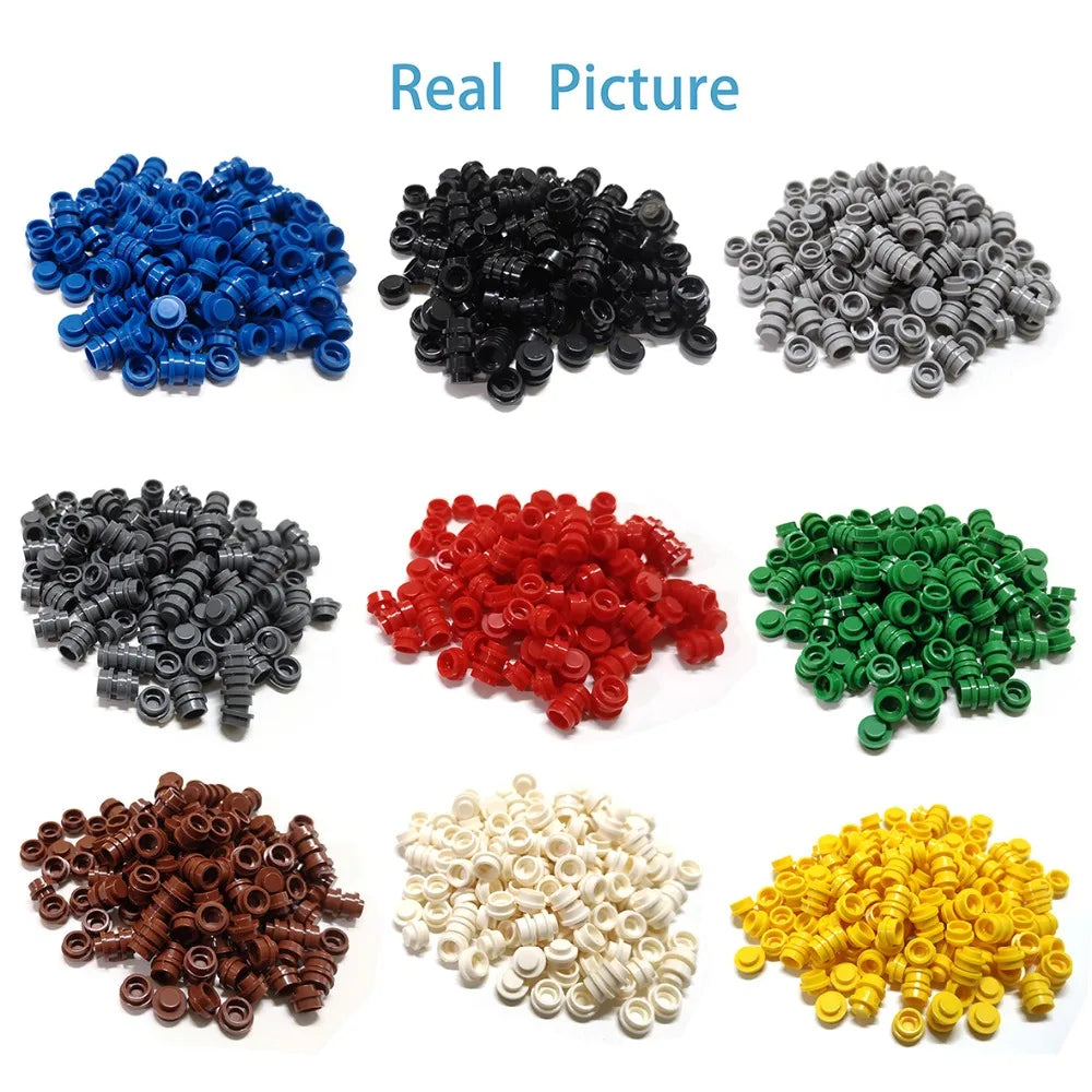600pcs DIY Building Blocks Set – 12 Colours